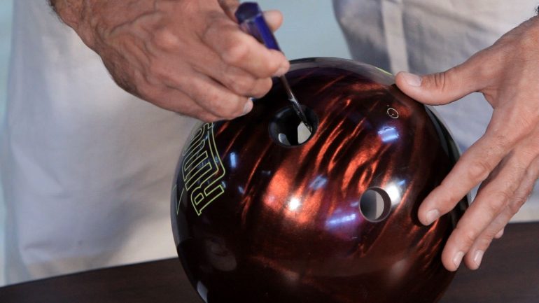 bowling thumb air vent hole Cum in my bum